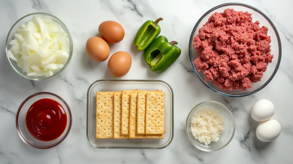 Southern Food Meatloaf Recipe ingredients
