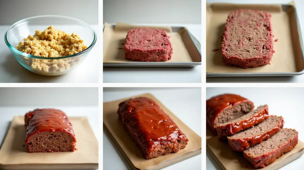 Stovetop Stuffing Meatloaf step by step