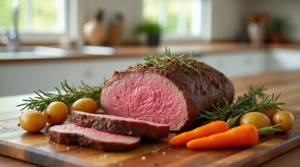beef bottom round roast recipe serving