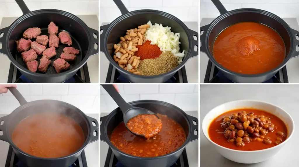beef steak chili recipe step by step