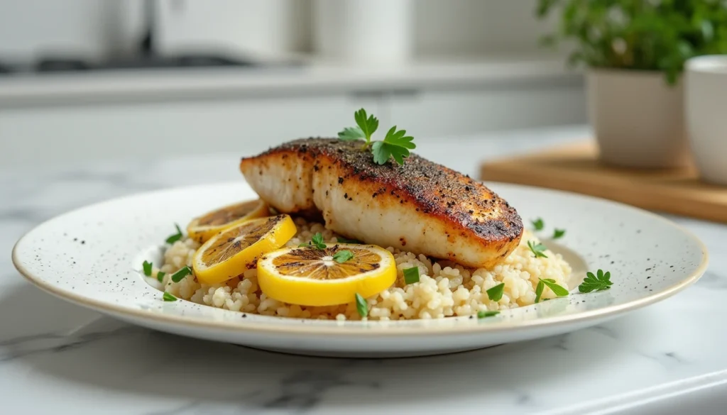 blackened fish recipe serving