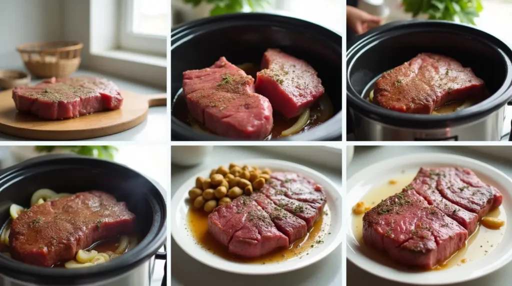 flank steak recipes slow cooker step by step