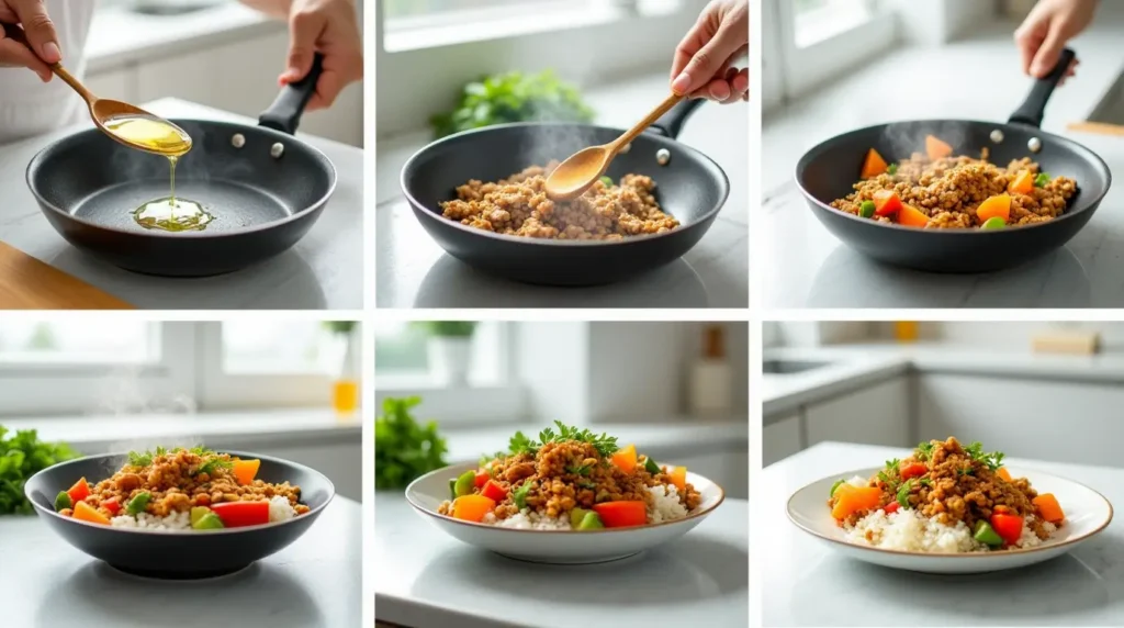 Quick and Healthy Ground Chicken Recipes the Whole Family Will Love 3 healthy ground chicken recipes step by step