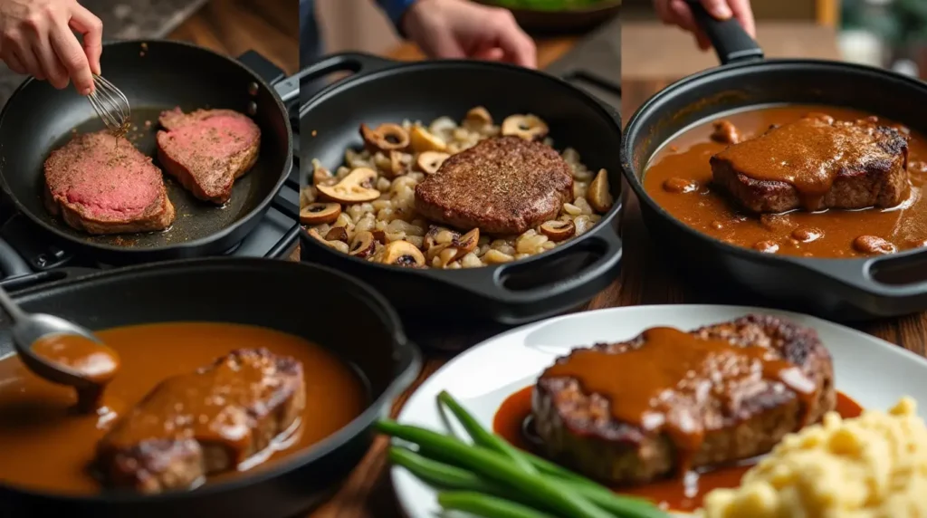 smothered steak recipe step by step
