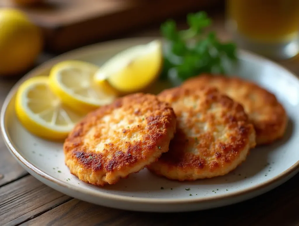 Chicken Cutlets serving