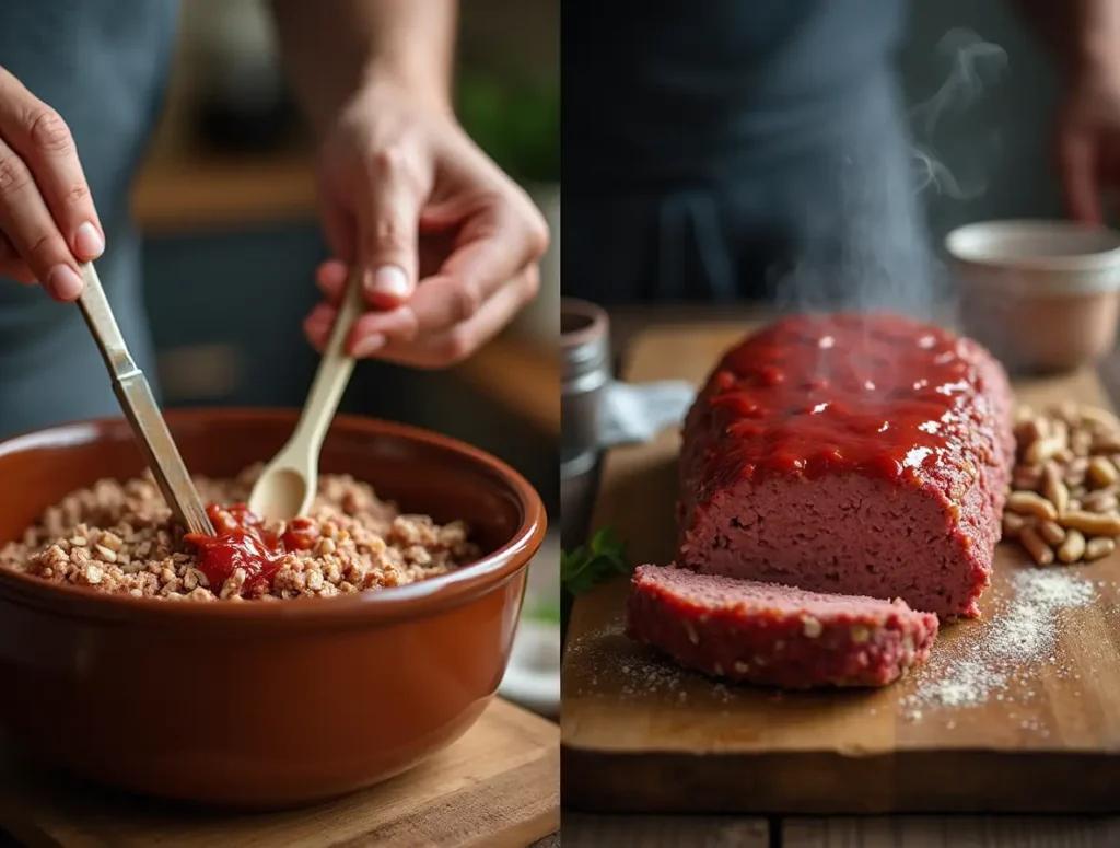 Oatmeal Meatloaf Recipe step by step