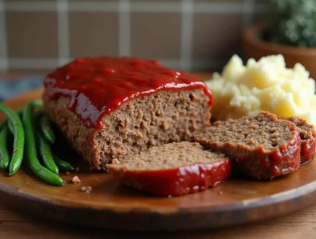 Ryans Meatloaf Recipe serving