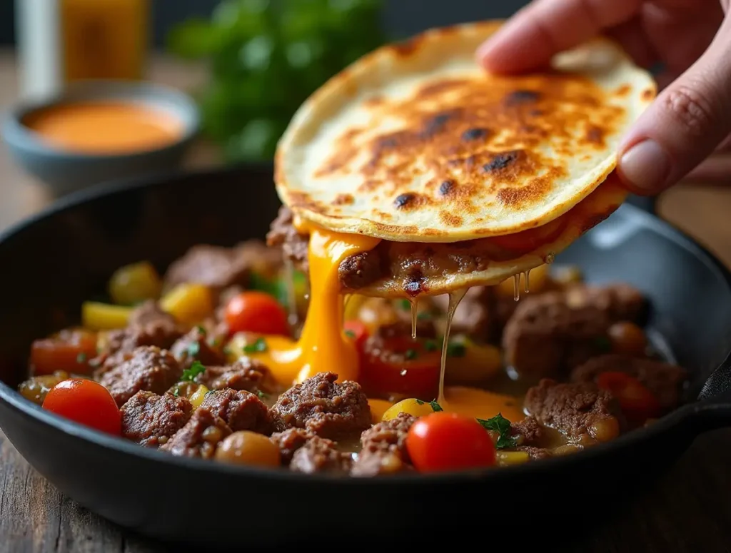 Steak Quesadilla step by step