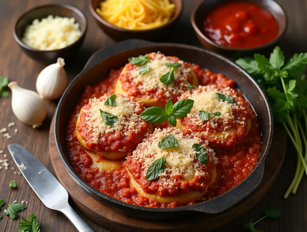 ricotta meatballs serving